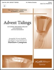 Advent Tidings Handbell sheet music cover Thumbnail